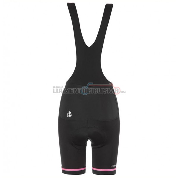 2017 Abbigliamento Ciclismo Donne Etxeondo NEO Manica Corta Nero e Rosa